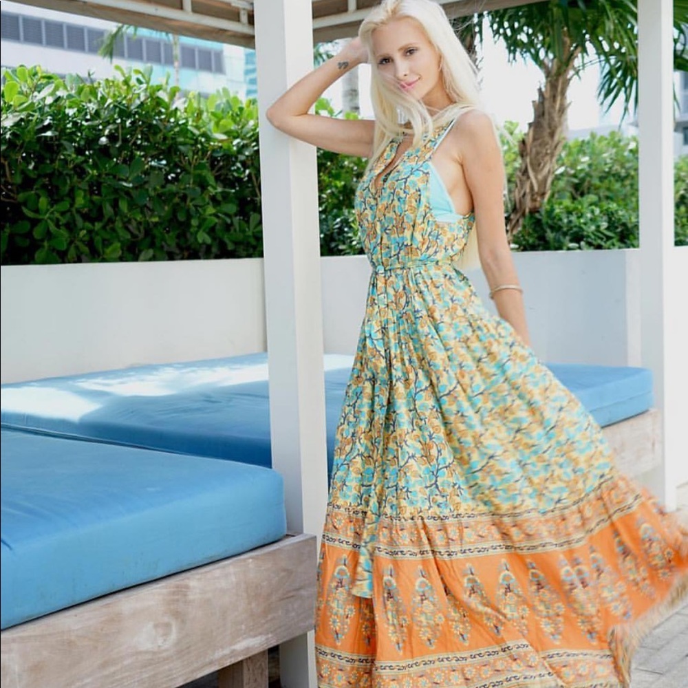 Bohemian Maxi Dress WOW😍☀️ 100% cotton S size